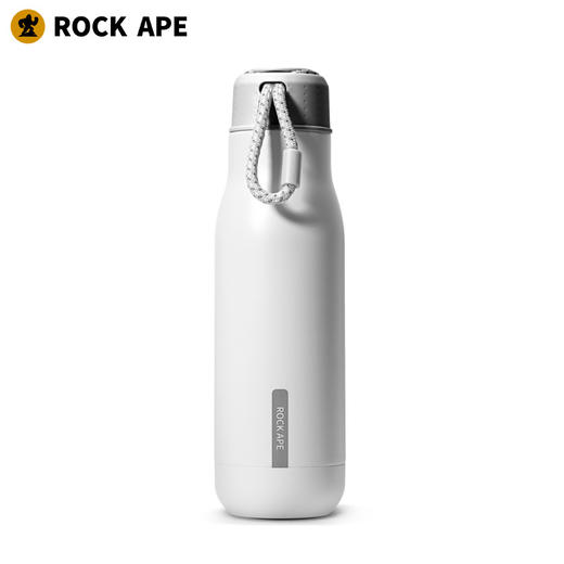【自营】洛克猩球不锈钢运动保冰保温杯白 商品图0