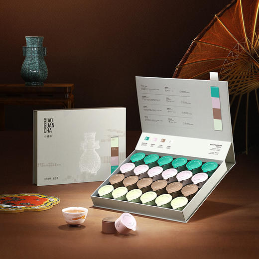 小罐茶 日月光华·非遗印象系列24罐组合茶（茉莉花茶×6，大红袍×6，金骏眉×6，铁观音茶（浓香）×6） 送礼优选商务礼【现货】 商品图8