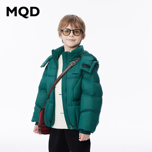 【秒1】【MQD】男童冬季柔软舒适工装休闲连帽羽绒服 商品图2
