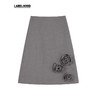 【Serrer×LABELHOOD】蕾虎联名款时尚玫瑰装饰中长半裙 商品缩略图4