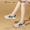 ZHR银色真皮德训鞋女2025春季新款时尚百搭休闲鞋透气软底休闲鞋 商品缩略图8
