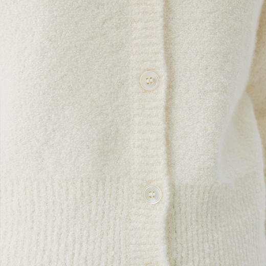 东黎 •山羊绒女士秋冬圈圈纱圆领开衫 4556 商品图9