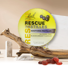 Bach英国进口巴赫应急花精含片50g 缓解焦虑紧张压力大调节情绪稳定舒缓片