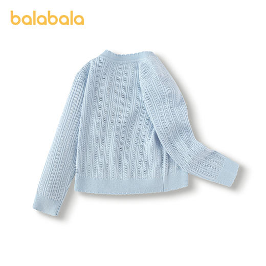 巴拉巴拉童装女童毛衫提花针织衫打底2025春新款开衫 商品图2
