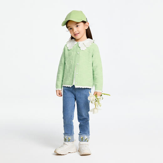 女童开衫春季新款安奈儿童装实体店同款XG514506 商品图3