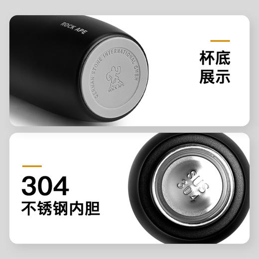【自营】洛克猩球不锈钢运动保冰保温杯 商品图4