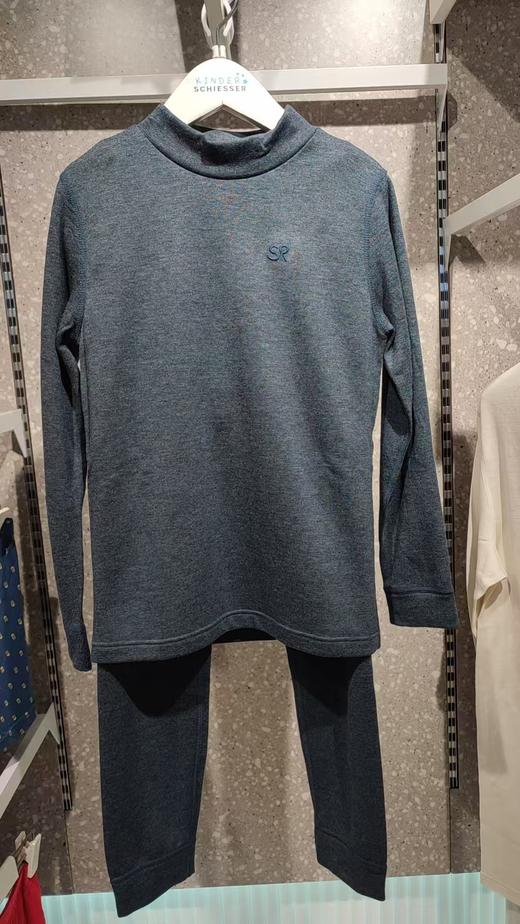 【阿米诺羊毛】SCHIESSER德国舒雅男童阿米诺保暖材质加羊毛小高领保暖套装37/16133W 商品图0