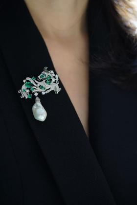 巴洛克胸花「马到成功」（单款）