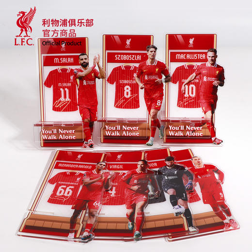 【官方正版】利物浦俱乐部 | 球员更衣室立牌支架球迷桌面摆件 商品图3