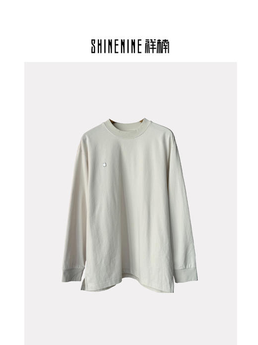 E43971183纯色长袖T恤 商品图0