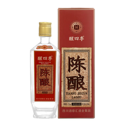 醒四季陈酿52度浓香型白酒500ml*1瓶 商品图1