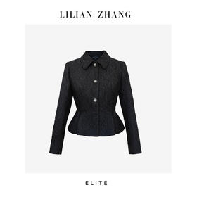 定制—新风貌“New Look ”—邂逅遇见——“奢美”黑色短款外套 2405022