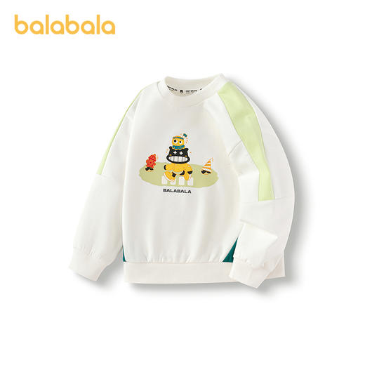 【设计师SICO】巴拉巴拉男童卫衣卡通拼色2025春新款上衣 商品图4