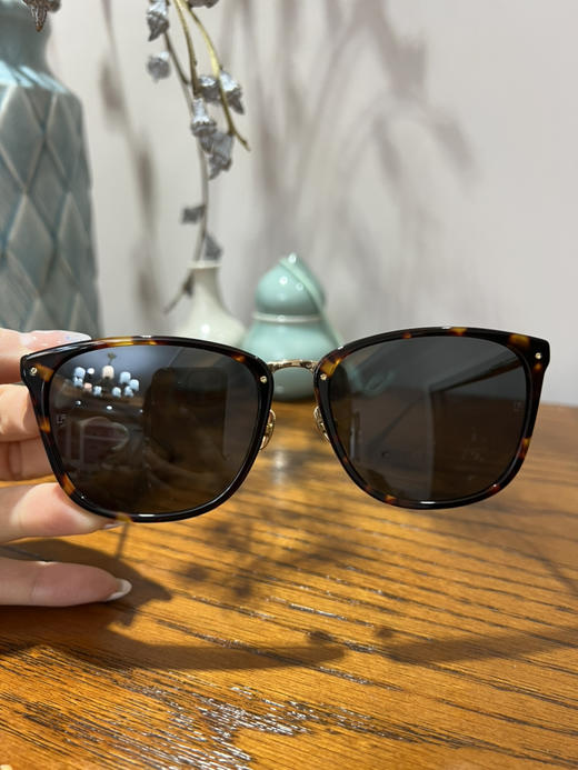 110-1 渠道夯货 linda 超轻钛合金 带鼻托的镜框镜架 时尚墨镜 商品图8