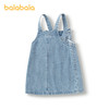 巴拉巴拉童装儿童连衣裙女童春秋装纯棉牛仔背带裙A字型裙子时髦 商品缩略图2