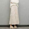 馥迦温柔优雅褶皱丝绒半身裙 商品缩略图2