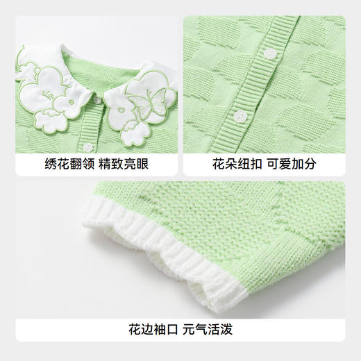 女童开衫春季新款安奈儿童装实体店同款XG514506 商品图4