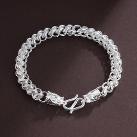 子佩集S999银【龙吟雪霁】手链纯银【YHSL008】2501