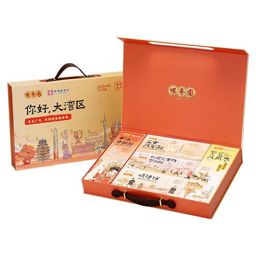 咀香园2026年「你好大湾区」礼盒 广式高端广府手信 粤港澳风味 送礼团购旅行伴手礼佳选手信 商品图6