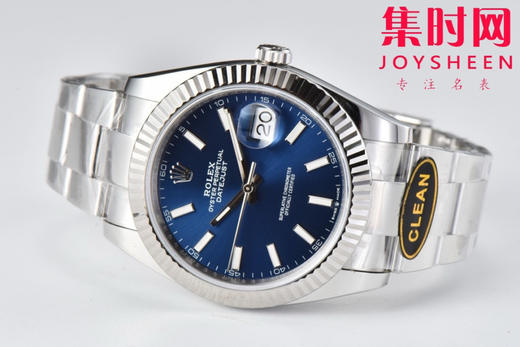 C厂劳力士日志型41mm 蓝色盘 3235机 三珠链 904L钢 男士腕表 商品图1