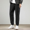 	 拓路者秋冬季抗皱休闲裤男加绒加厚针织长裤宽松直筒束脚裤春季学生裤子 商品缩略图1