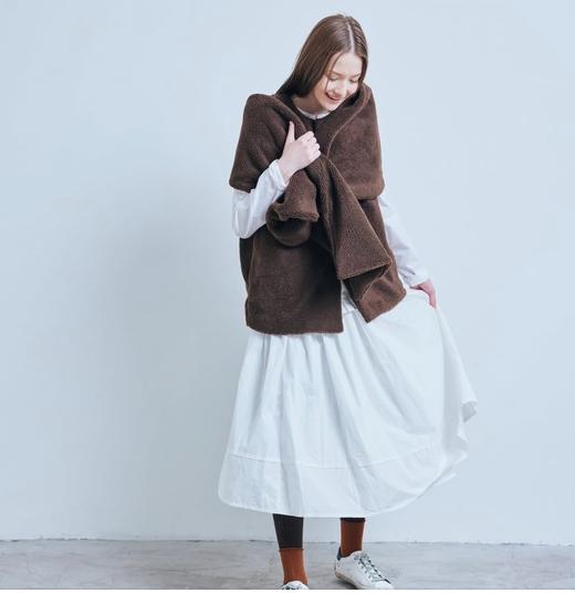 （g）毛绒绒转角围巾 商品图1