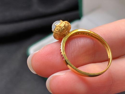 蛋面翡翠戒指 商品图3