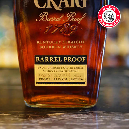 爱利加（Elijah Craig ）肯塔基珍藏原桶桶强美国波本威士忌（A122） 商品图3