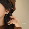 【八芒星】S999银微镶不对称耳饰【YXS-E5067】 商品缩略图2