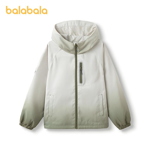 巴拉巴拉童装儿童外套大童男童上衣春装户外连帽便服印花时尚百搭 商品图4