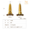 铜师傅《文昌塔》办公室书桌书房铜摆件 家居装饰工艺品 商品缩略图6