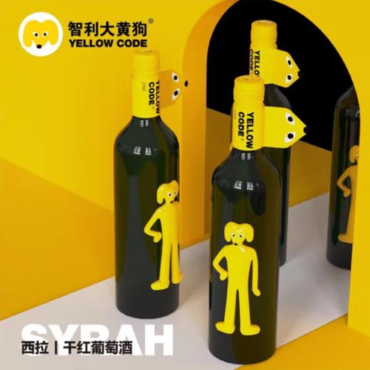大黄狗智利进口大黄狗西拉干红葡萄酒 750ml 单支750ml 【直选好酒】  KLJB 商品图0