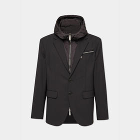 DSQUARED2 男士连帽西服外套 黑色 S74BN1265 S40320 900