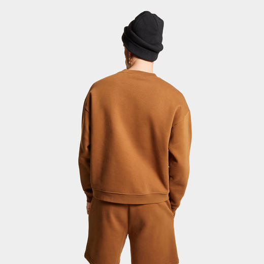 DSQUARED2 男士枫叶徽标贴片混纺棉质圆领运动卫衣 棕色 S74GU0809 D25006 133 商品图2