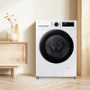 三星（SAMSUNG）12kg 超薄大容量 AI神 泡泡净 洗烘一体机 除菌除螨滚筒洗衣机  WD12DG5B14BWSC 月光白 商品缩略图7