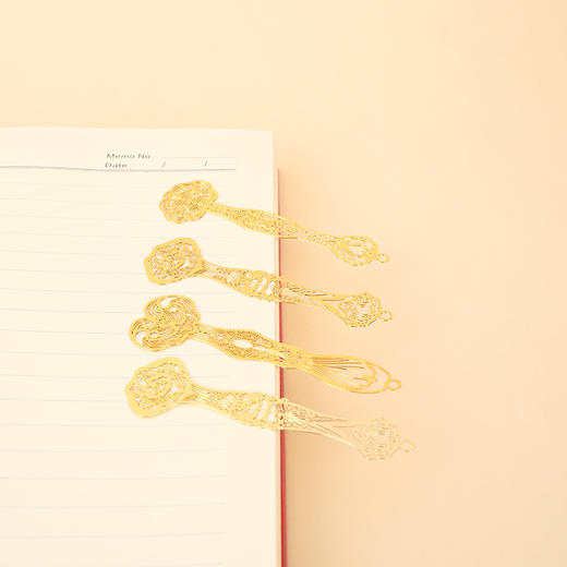 如意上上签国潮文创礼物金属书签礼盒装学生商务礼品教师节 商品图6