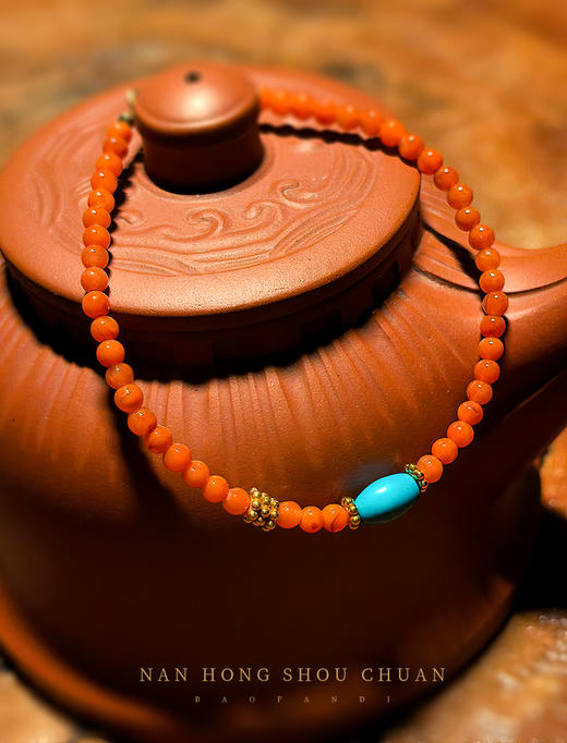 【品牌授权】BAOFANDI宝梵迪 新年红系列 国风设计款南红柿柿如意手链手串 商品图6