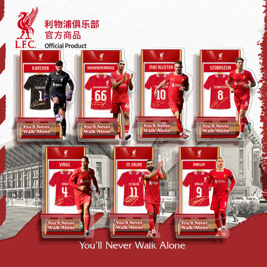 【官方正版】利物浦俱乐部 | 球员更衣室立牌支架球迷桌面摆件 商品图0