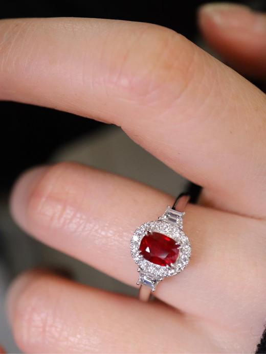 1.02ct刻面红宝石戒指 商品图3