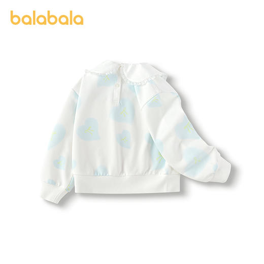 巴拉巴拉童装儿童卫衣女童印花翻领上衣2025新款春装 商品图2