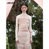 【UN MORCEAU×LABELHOOD】蕾虎镂空印花高领插肩上衣女 商品缩略图0