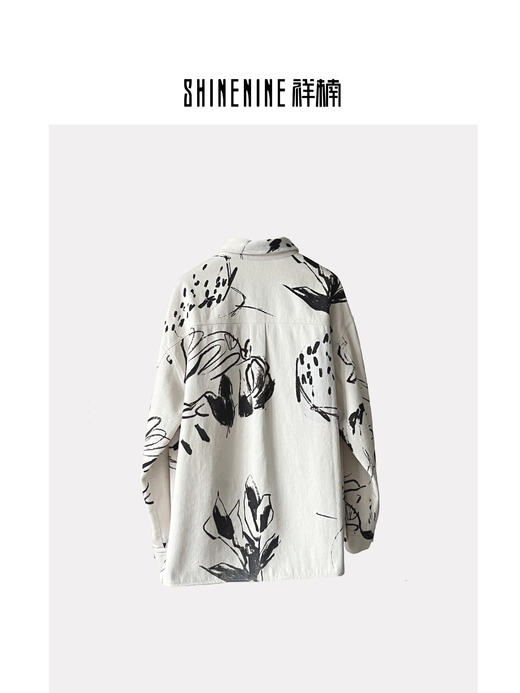 333725182手绘涂鸦衬衫外套 商品图1