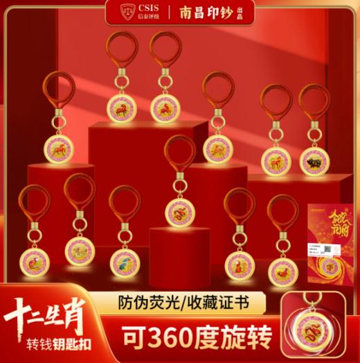 【南昌印钞】十二生肖赚赚钱钥匙扣 商品图13
