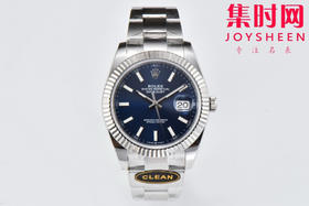 C厂劳力士日志型41mm 蓝色盘 3235机 三珠链 904L钢 男士腕表