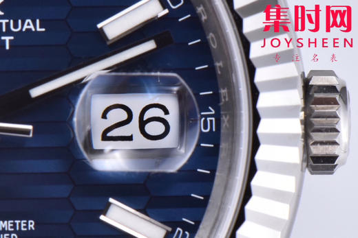 C厂劳力士日志型41mm 蓝色格子盘 3235机 五珠链 904L钢 男士腕表 商品图1