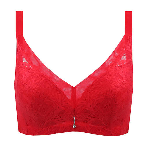 贝佳人新品无钢圈深V聚拢文胸立体薄棉杯包容全罩杯内衣女薄款BW952003 商品图0