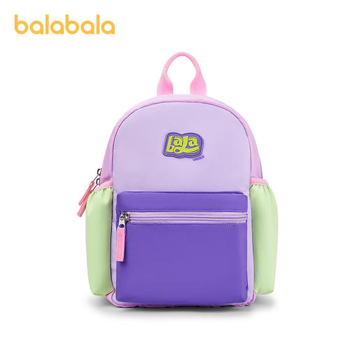 巴拉巴拉儿童休闲包男童女童双肩包撞色舒适背包卡通可爱时尚外出 商品图4