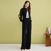 EITIE爱特爱时尚设计感印花立领气质高腰连体裤2025春季新款A2512503 商品缩略图2