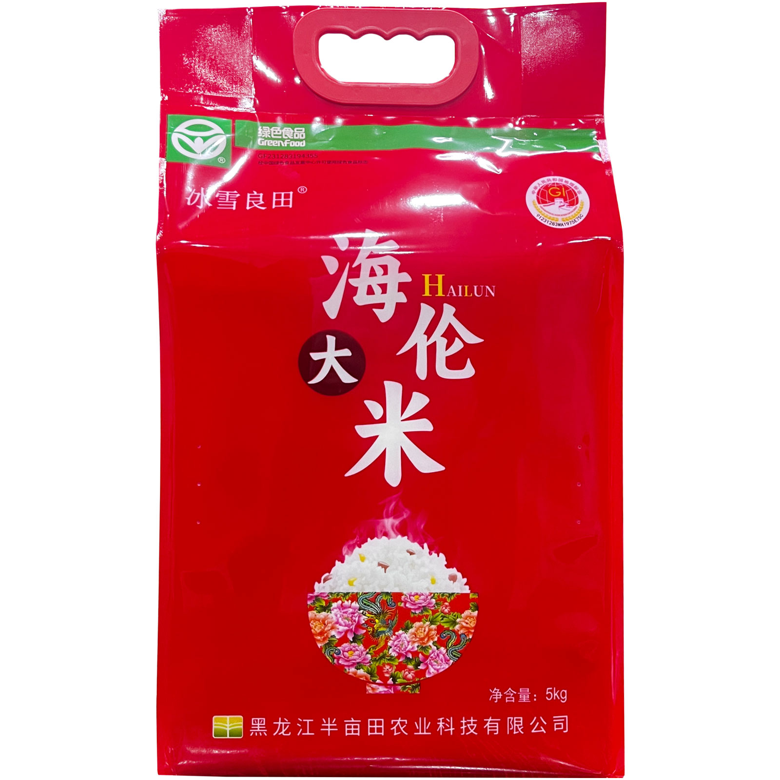 【冰雪良田】海伦大米六面砖红袋5kg
