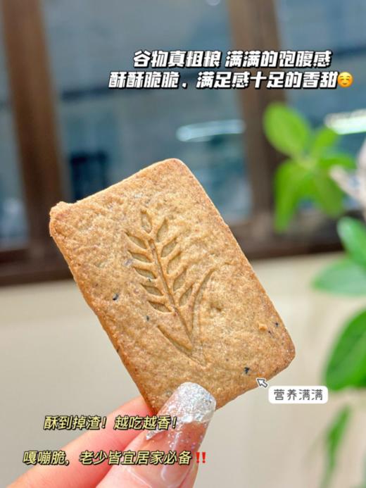 糖友也能快乐吃碳水啦💥【一町無二无糖粗粮饼干】高钙高纤维❗❗采用了更低碳水的原料，全麦粗粮，低卡减脂 商品图5